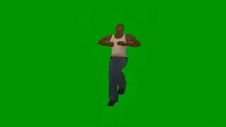 Gta san andreas Cj dancing Green Screen - Chroma Key
