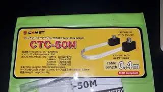 [4K video] ICOM IC-705 / how to run cable through window frame
