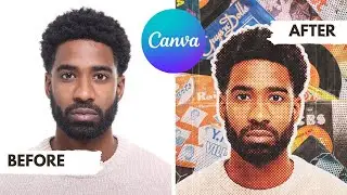How To Create a Retro Photo Effect Editing in Canva | Step-by-Step Tutorial