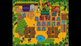 Stardew Valley 200+ Hours 100% Completion Farm Tour