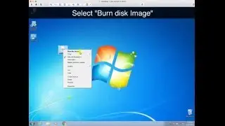 Burning  a disk image (.iso .img) file to disk in Windows.