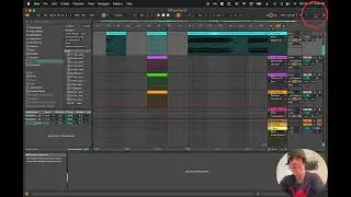 Ableton 12   Cpu icon, Cpu overload, & Midi in & Out indicators