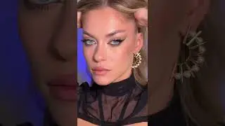 Grey and pink cat eye makeup 💄 #beautytips #makeup #makeup tutorial p