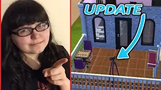 Sims 4 Update! - Building a House With The New Telescope, Wallpaper & Terrain Paint
