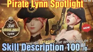 Rise Of Eros Furious Pirate Lynn Spotlight Skill Description 100% legit