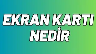 Ekran Kartı Nedir ?