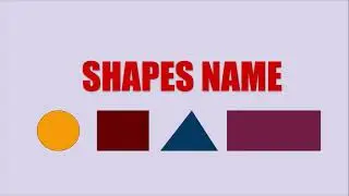 Shapes Names in English | Pre-school Shapes | Kids Basic Shapes Vocabulary | Shapes for Kids