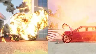 🏎️ Wall in BeamNG Drive VS Brick Rigs