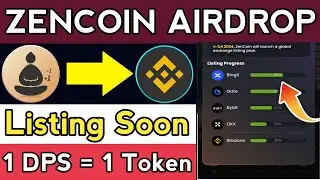 Zencoin Airdrop Listing date || Zencoin Airdrop  || Zen coin New update || Either drop Mini App