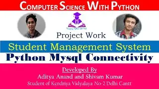 Class 12 | Python Project | Practical's | Python Mysql Connectivity |Computer Science| CBSE