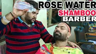 Dead Skin Removel Thread Face massage therapy by Shamboo Barber | ASMR | Indianbarber | Ear Massage