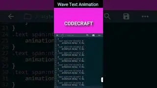 Wave Text Animation 