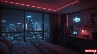 🚇 Rainy Night in Neon City — Lofi Chill Synth Mix | Chillbyte FM