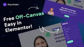 How to Create Off-Canvas CTA & Menu in Elementor for Free ? - King Addons for Elementor
