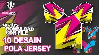 10 VEKTOR DESAIN POLA JERSEY -  CORELDRAW - FREE DOWNLOAD