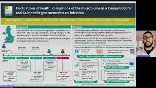 Disruptions of the microbiome in Campylobacter and Salmonella gastroenteritis co-infection