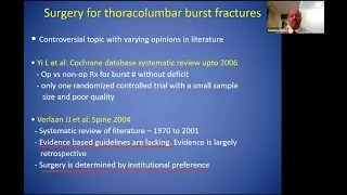 Spinal Fractures - Evaluation and Management by Dr Gautam Zaveri