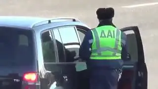 ГАИшники обосрались,когда заметили за собой слежку