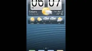 Cydia Tweak: HTC Clock & Weather