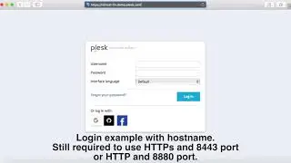 How to log into Plesk