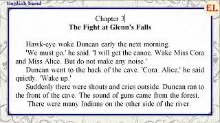 Learn English from books - The Last of the Mohicans