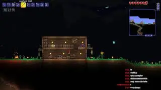 Playing Terraria