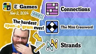 NYT Connections, Mini Crossword, and Strands | Nov 2, 2024