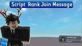 How to make a rank join notification in Roblox Studio! (2022)