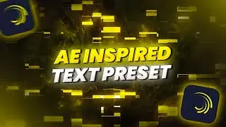 Top 3 Ae Inspired Text Effect Alight Motion | Alightmotion Text Effect | Ae Inspired Text Preset