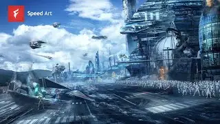 Star Wars The Force Awakens - Timelapse Art