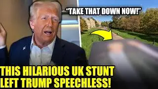 England Trolls Trump With Giant Prank!
