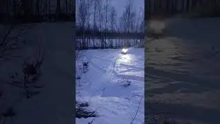 буран vs горка #мототехника #зима #буран