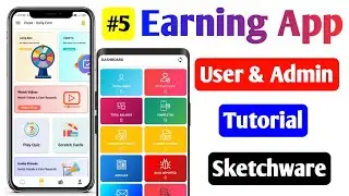 #5 How To Make Earning App In Sketchware | Admin Panel Design | Earning App In Sketchware