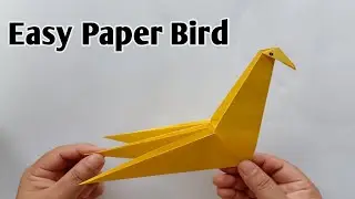 Beginner friendly origami bird | Easy paper bird | kids craft | #origami