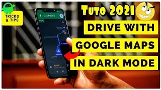 #googlemapsdarkonandroid