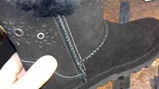 How to insert zippers into Ugg boots!