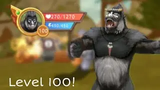 × Reaching level 100 Gorilla! × 🦍