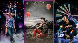 Happy Diwali Photo Editing Tutorial In Mobile | Diwali Pocsart Editing In Mobile Step By Step
