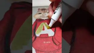 Alvin😍#alvinandthechipmunks #irainly #i_rainly #shorts  #coloredpencil #art #artist