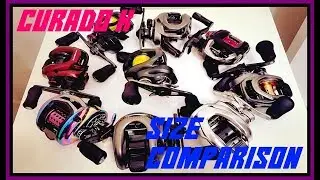 CURADO K SIZE COMPARISON VS OTHER REELS