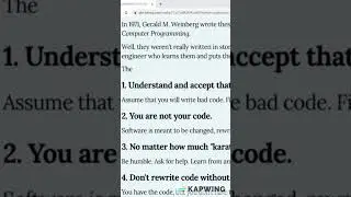 Egosuz programlama | Ne kadar 