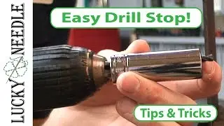 Easy Drill Stop - Upholstery Tips & Tricks