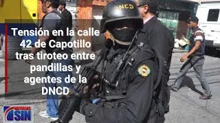 Tensión en la calle 42 de Capotillo tras tiroteo entre pandillas y agentes de la DNCD