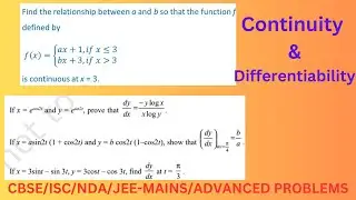 Find the relationship between a and b, so that the function 'f' defined by f(x) = ax+1 |#derivatives