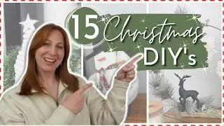 15 High End Christmas Decor DIY's // Christmas Mega Video
