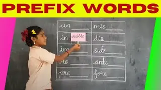 English Grammar: Prefixes - Prefix words in English by Word Formation Activity