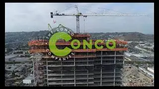 Cumulus Tower Topping Off - Los Angeles