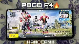 BEST HANDCAM POCO F4 🔥 | 4 FINGER + GYROSCOPE | PUBG MOBILE
