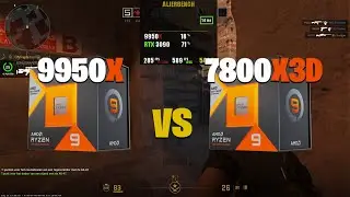 7800X3D VS 9950X - Counter Strike 2