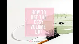 How To Use The Volume Dot/Bubble For Eyelash Extensions (Lash Technicians)